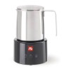 illy Cappuccinatore Montalatte Elettrico Nero Inox